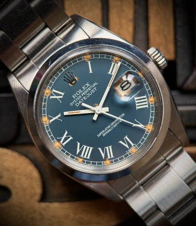 Rolex Datejust 16000 Blue Buckley Dial 