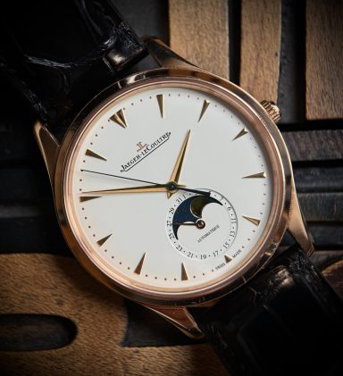 2019 Jaeger LeCoultre Master Ultra Thin Moon Q1362520 Pink Gold with Box & Papers